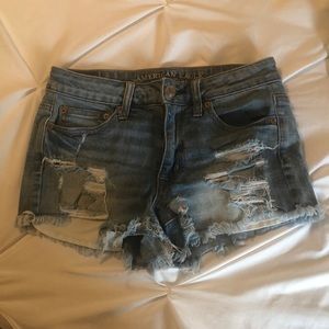 Denim shorts